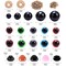 570 Pcs Plastic Safety Eyes and Noses with Washers , Craft Doll Eyes and Teddy Bear Nose for Amigurumi, Crafts, Crochet Toy and Stuffed Animals (Assorted Sizes)